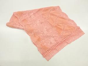 ビロードレース花模様ショール